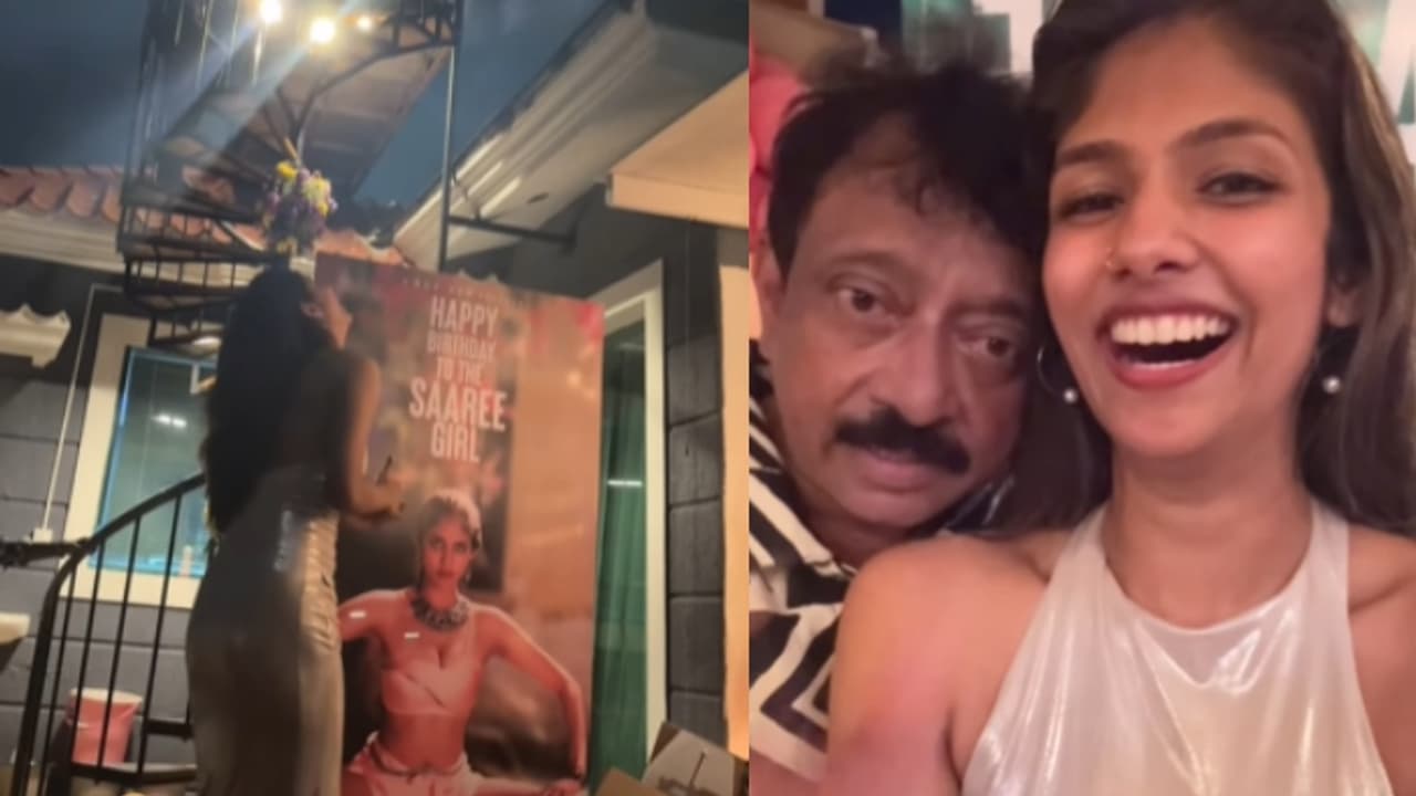 ഹാപ്പി ബർത്ത് ഡേ 'സാരി ​ഗേൾ'; ആരാധ്യ ദേവിയുടെ പിറന്നാൾ ആഘോഷമാക്കി രാം ​ഗോപാൽ വർമ 