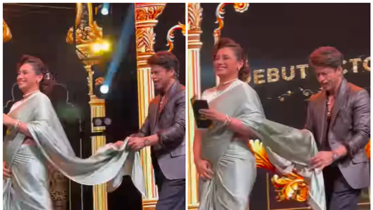 IIFA 2024: Shah Rukh Khan, Rani Mukherjee's adorable moment on stage goes VIRAL WATCH IIFA 2024: Shah Rukh Khan, Rani Mukherjee's adorable moment on stage goes VIRAL WATCH