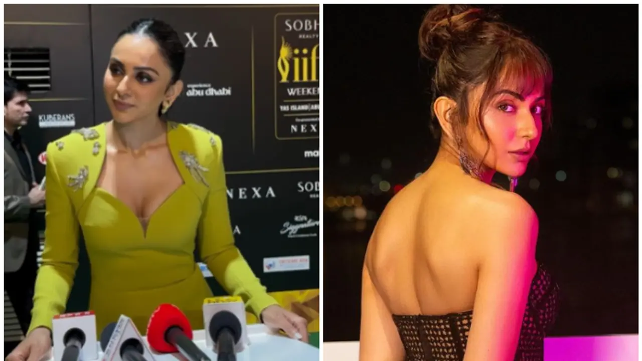 Rakul Preet Singh leaves IIFA carpet after asked about father in law Vashu Bhagnani Rakul Preet Singh leaves IIFA carpet after asked about father in law Vashu Bhagnani