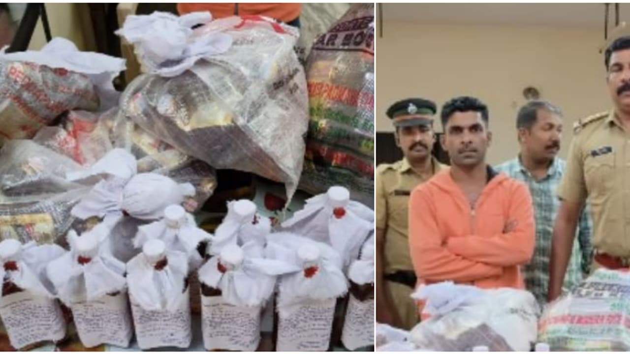 108 കുപ്പി! 2 ദിവസം 'ഡ്രൈ ഡേ'യല്ലേ, കച്ചവടം പൊടിപൊടിക്കാമെന്ന് കരുതി, പക്ഷേ എത്തിയത് എക്സൈസ്; പിടിവീണു 108 കുപ്പി! 2 ദിവസം 'ഡ്രൈ ഡേ'യല്ലേ, കച്ചവടം പൊടിപൊടിക്കാമെന്ന് കരുതി, പക്ഷേ എത്തിയത് എക്സൈസ്; പിടിവീണു