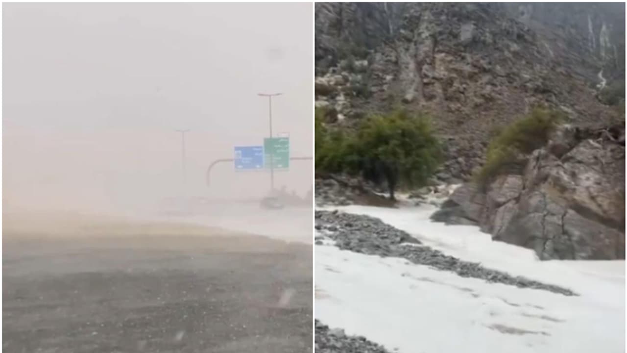 യുഎഇയില് കനത്ത മഴ, ശക്തമായ കാറ്റ്, ആലിപ്പഴ വർഷം; ജാഗ്രതാ മുന്നറിയിപ്പ് നൽകി അധികൃതർ യുഎഇയില് കനത്ത മഴ, ശക്തമായ കാറ്റ്, ആലിപ്പഴ വർഷം; ജാഗ്രതാ മുന്നറിയിപ്പ് നൽകി അധികൃതർ