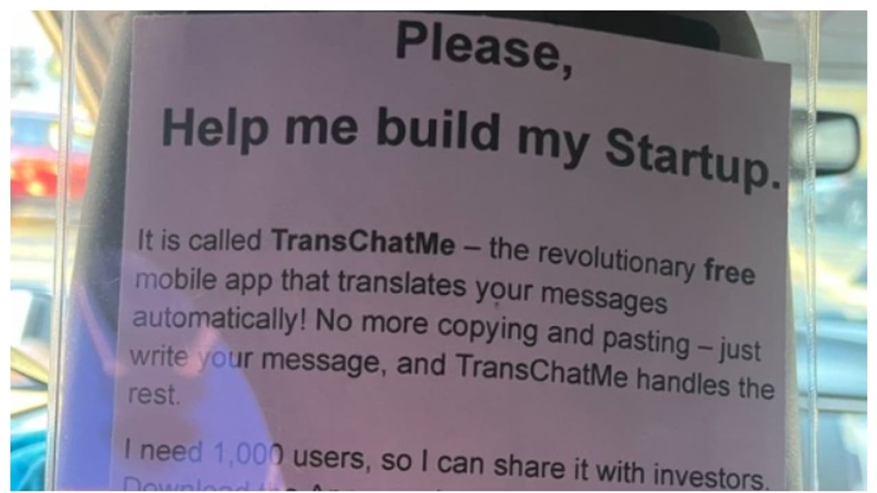 സ്വന്തം മൊബൈൽ ആപ്പ് 1000 ഉപഭോക്താക്കളിൽ എത്തിക്കാൻ സഹായിക്കണം; യൂബർ ഡ്രൈവറുടെ അഭ്യര്‍ത്ഥന വൈറൽ 