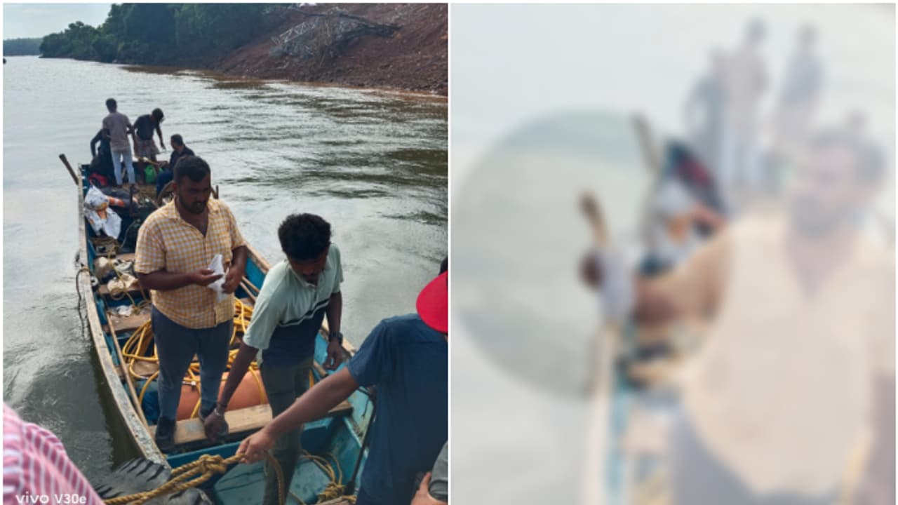 ഗംഗാവലിപുഴയിൽ തെരച്ചിൽ തുടരുന്നതിനിടെ 2 എല്ലുകൾ; ഫോറൻസികിന് കൈമാറി, 2 പേർ ഇപ്പോഴും കാണാമറയത്ത് ഗംഗാവലിപുഴയിൽ തെരച്ചിൽ തുടരുന്നതിനിടെ 2 എല്ലുകൾ; ഫോറൻസികിന് കൈമാറി, 2 പേർ ഇപ്പോഴും കാണാമറയത്ത്