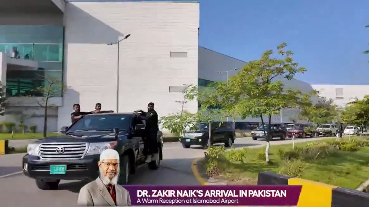 'Fear of unknown men': Outrage after fugitive preacher Zakir Naik gets VIP security cover in Pakistan (WATCH)