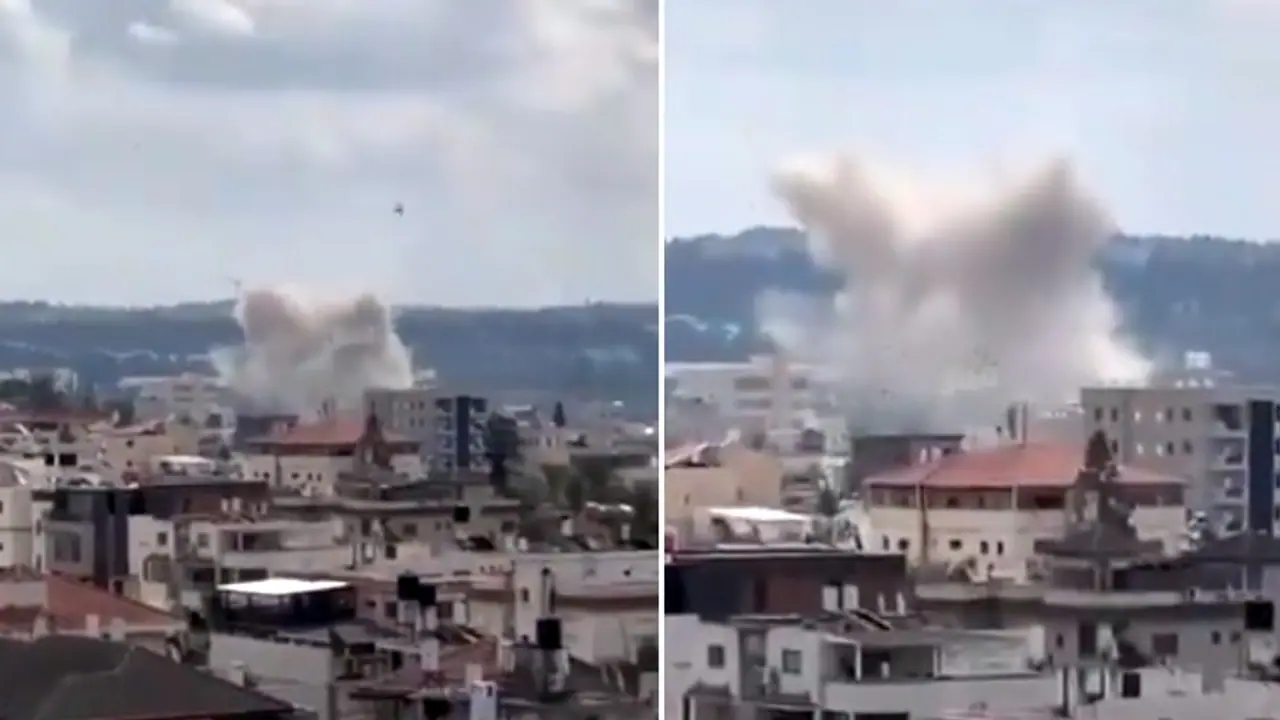 Hezbollah launches rockets from Lebanon into central Israel hours after IDF's 'limited' ground raids (WATCH) Hezbollah launches rockets from Lebanon into central Israel hours after IDF's 'limited' ground raids (WATCH)