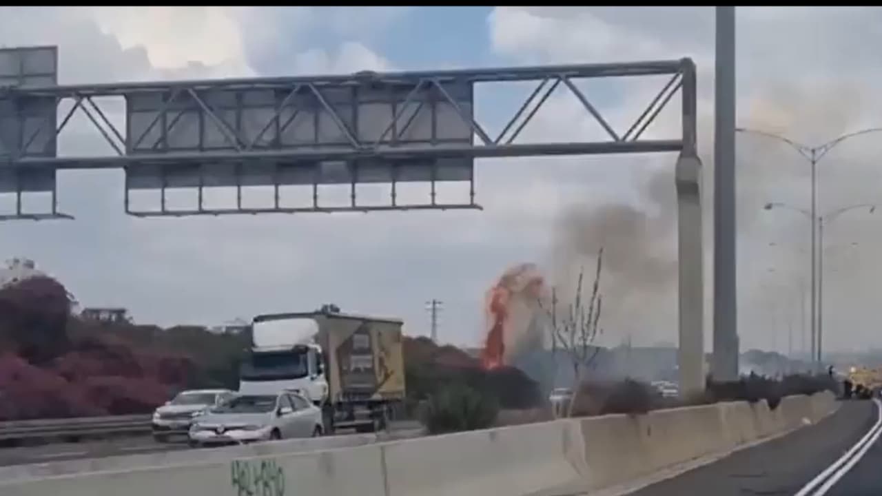 Caught on camera: Hezbollah targets Mossad HQ in Tel Aviv after Israel's ground raids in Lebanon (WATCH)