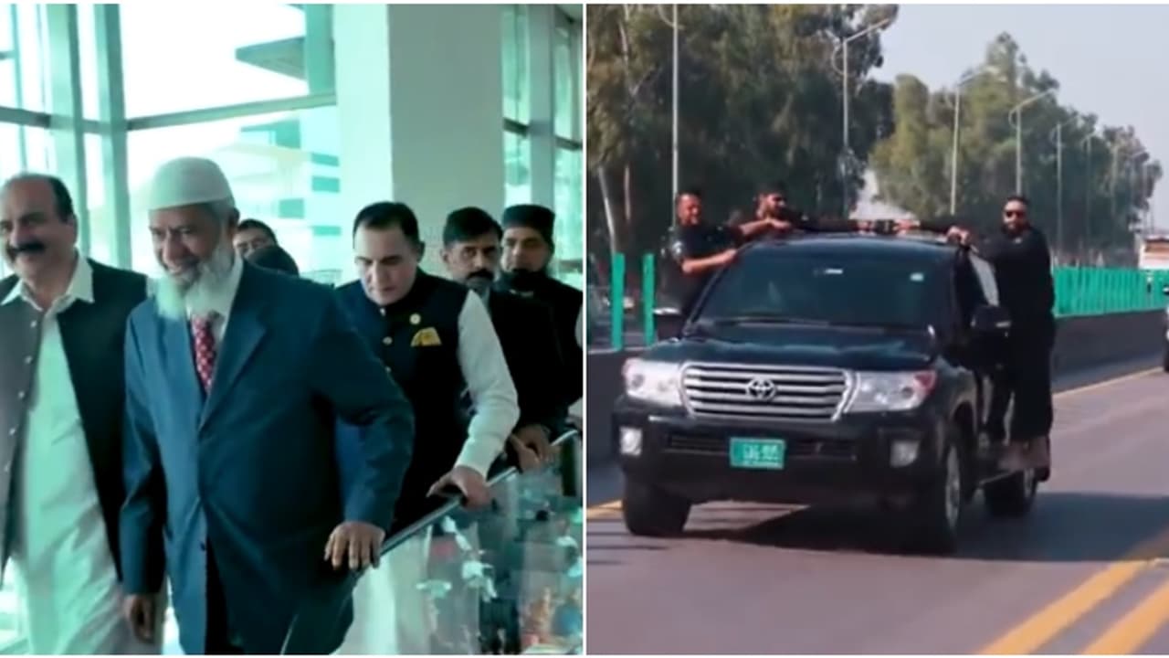 ഇന്ത്യ തേടുന്ന പിടികിട്ടാപ്പുള്ളി; വിവാദ മതപ്രഭാഷകൻ സാക്കിർ നായിക്കിന് പാകിസ്ഥാനിൽ ഊഷ്മള സ്വീകരണം ഇന്ത്യ തേടുന്ന പിടികിട്ടാപ്പുള്ളി; വിവാദ മതപ്രഭാഷകൻ സാക്കിർ നായിക്കിന് പാകിസ്ഥാനിൽ ഊഷ്മള സ്വീകരണം