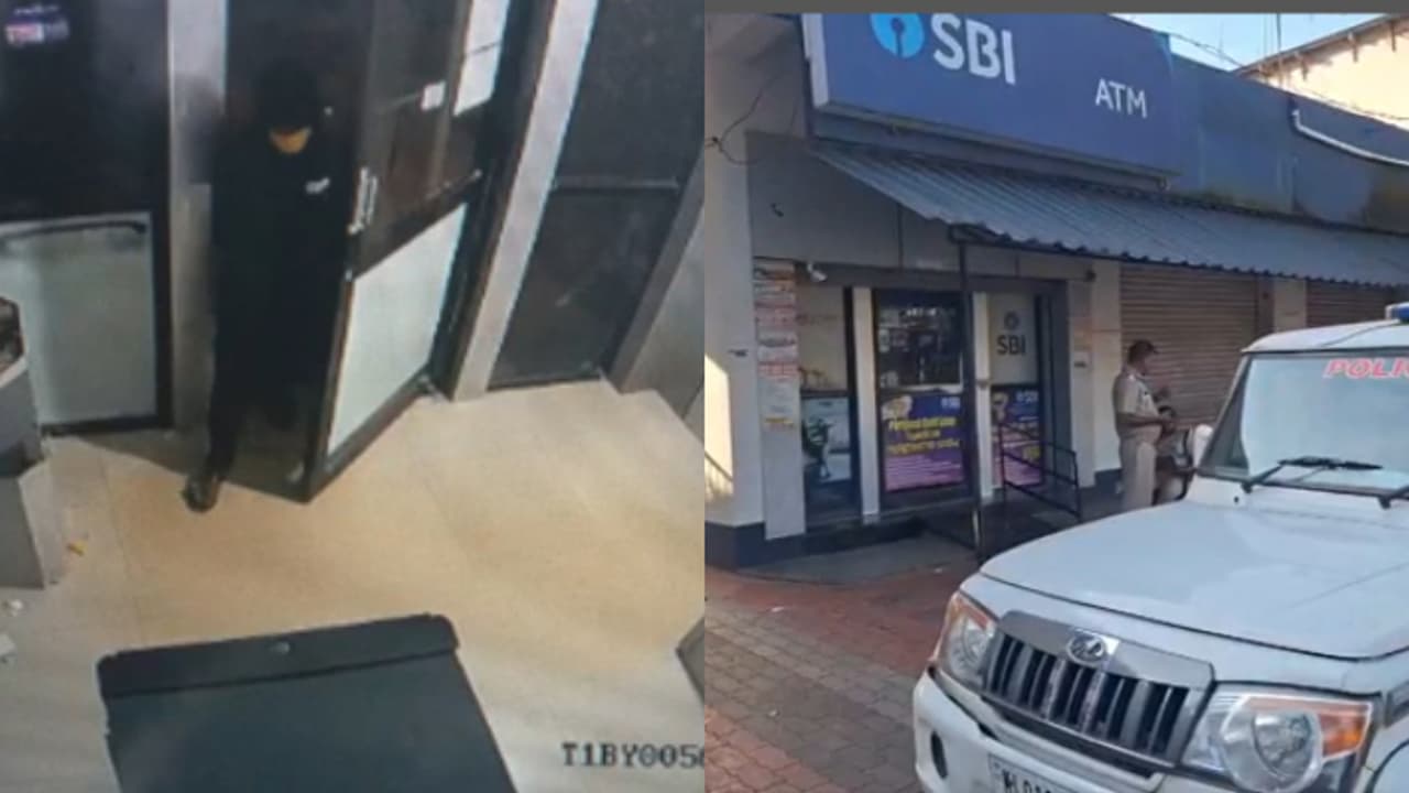 പുലര്‍ച്ചെ മൂന്ന് മണി സമയം, കറുത്ത വേഷം ധരിച്ച് മുഖം മൂടിയെത്തി, വള്ളികുന്നം എസ്ബിഐ എടിഎമ്മിൽ കവര്‍ച്ചാ ശ്രമം 