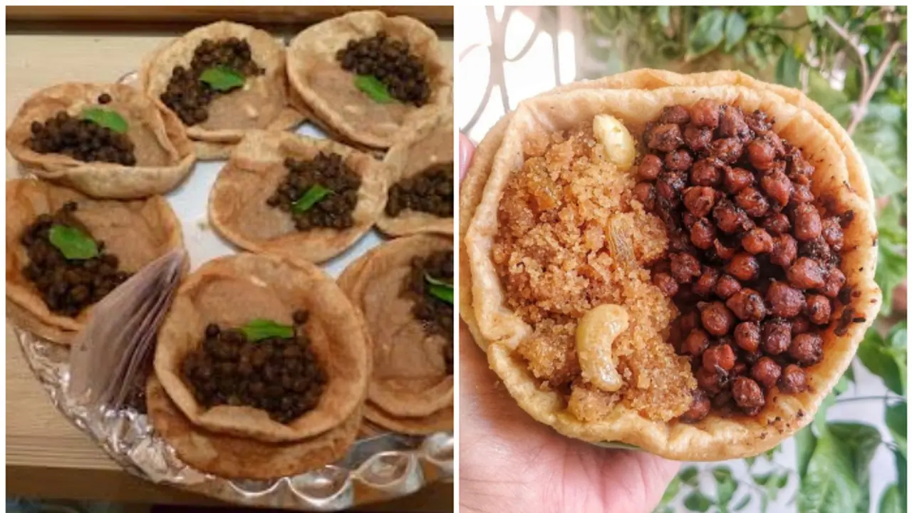 Why are poori, halwa, and kale chane traditionally prepared on Ashtami/Navami? Why are poori, halwa, and kale chane traditionally prepared on Ashtami/Navami?