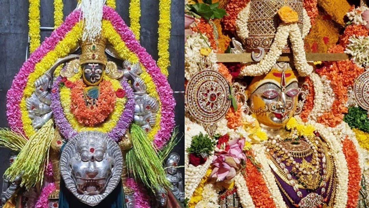 Bengaluru: ನವರಾತ್ರಿಯಂದು ಬನಶಂಕರಿ ದೇವಸ್ಥಾನ, ಬಂಡೆ ಮಹಾಕಾಳಿ ದೇಗುಲದ ಪೂಜೆಗಳ ವಿವರ Bengaluru: ನವರಾತ್ರಿಯಂದು ಬನಶಂಕರಿ ದೇವಸ್ಥಾನ, ಬಂಡೆ ಮಹಾಕಾಳಿ ದೇಗುಲದ ಪೂಜೆಗಳ ವಿವರ