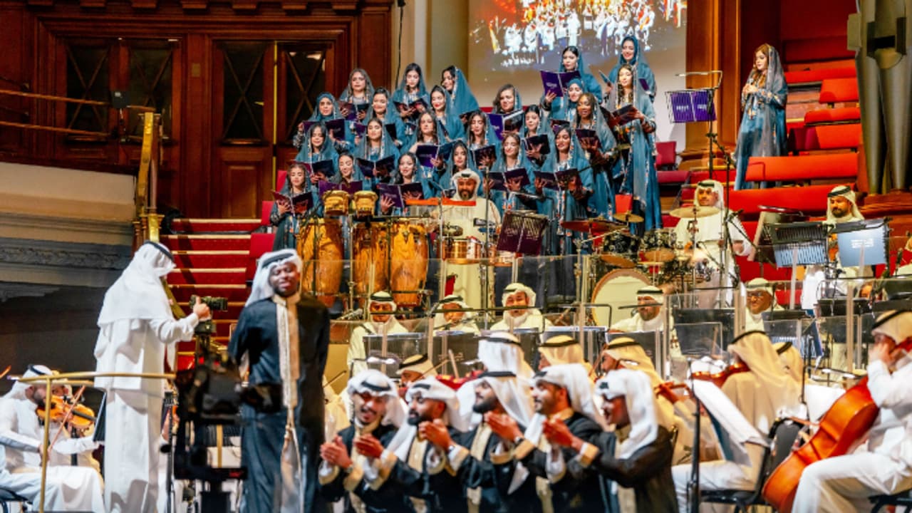 ഇനി ടോക്കിയോയിൽ കാണാം; സൗദി ഓർക്കസ്ട്രയുടെ സംഗീത പരിപാടി ലണ്ടനിൽ അരങ്ങേറി ഇനി ടോക്കിയോയിൽ കാണാം; സൗദി ഓർക്കസ്ട്രയുടെ സംഗീത പരിപാടി ലണ്ടനിൽ അരങ്ങേറി