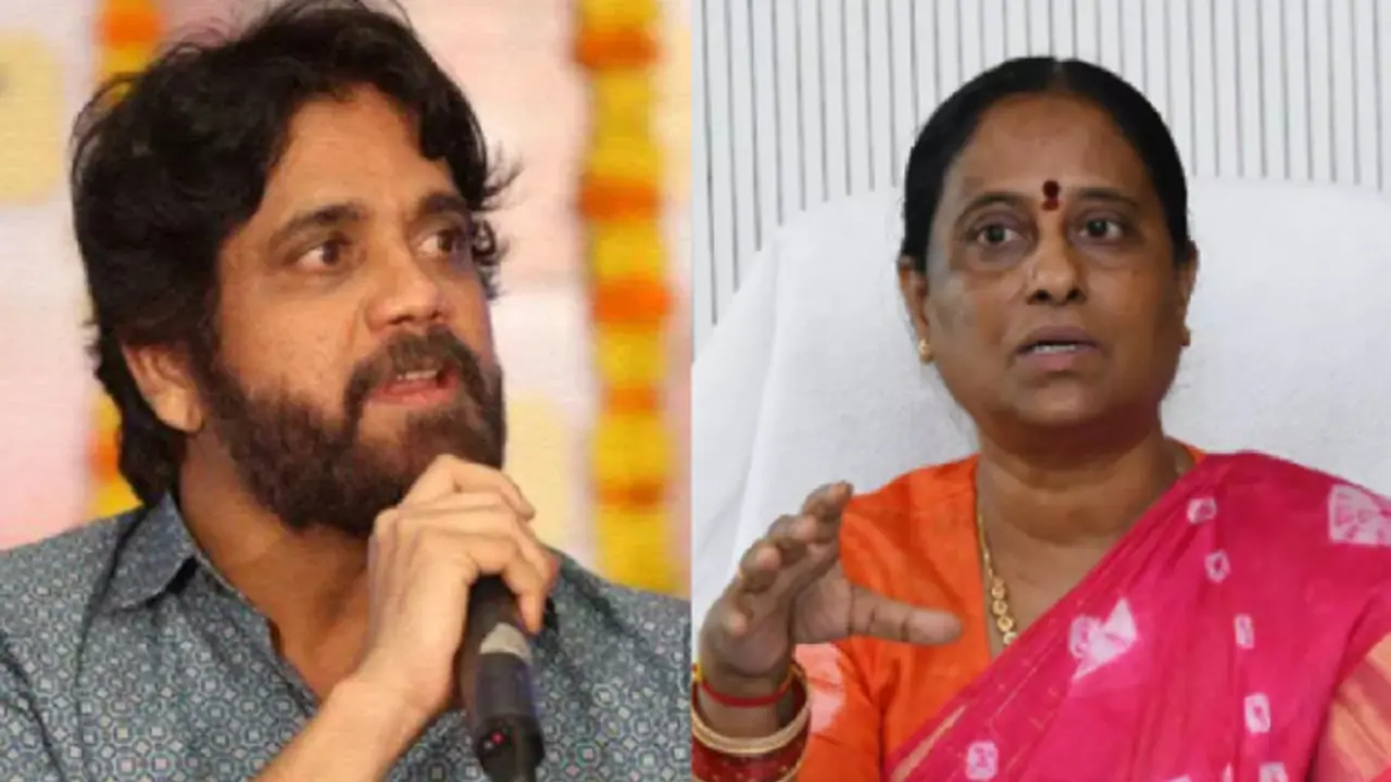 Nagarjuna opposes Konda Surekha's SHOCKING statement on Samantha Naga Chaitanya's divorce Nagarjuna opposes Konda Surekha's SHOCKING statement on Samantha Naga Chaitanya's divorce