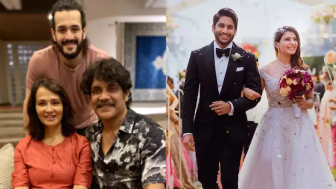 Akhil Akkineni comes out in support of half brother Naga Chaitanya along with mother Amala [WATCH]