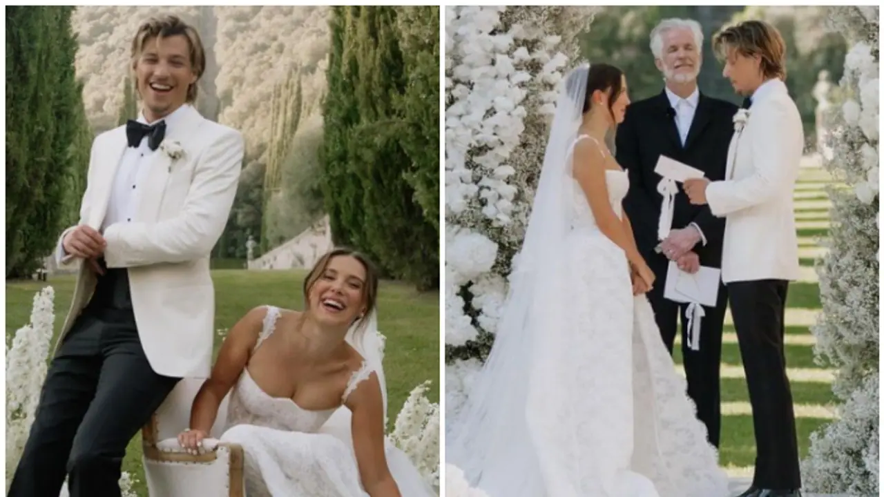 Millie Bobby Brown, Jake Bongiovi's wedding pictures OUT: Check out dreamy pictures [PHOTOS]