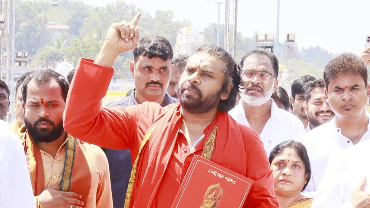 Pawan Kalyan: సనాతన ధర్మంపై దాడి చేస్తే .. ప‌వ‌న్ మాస్ వార్నింగ్ తిరుప‌తి వారాహి స‌భ డిక్లరేష‌న్ ఇదే