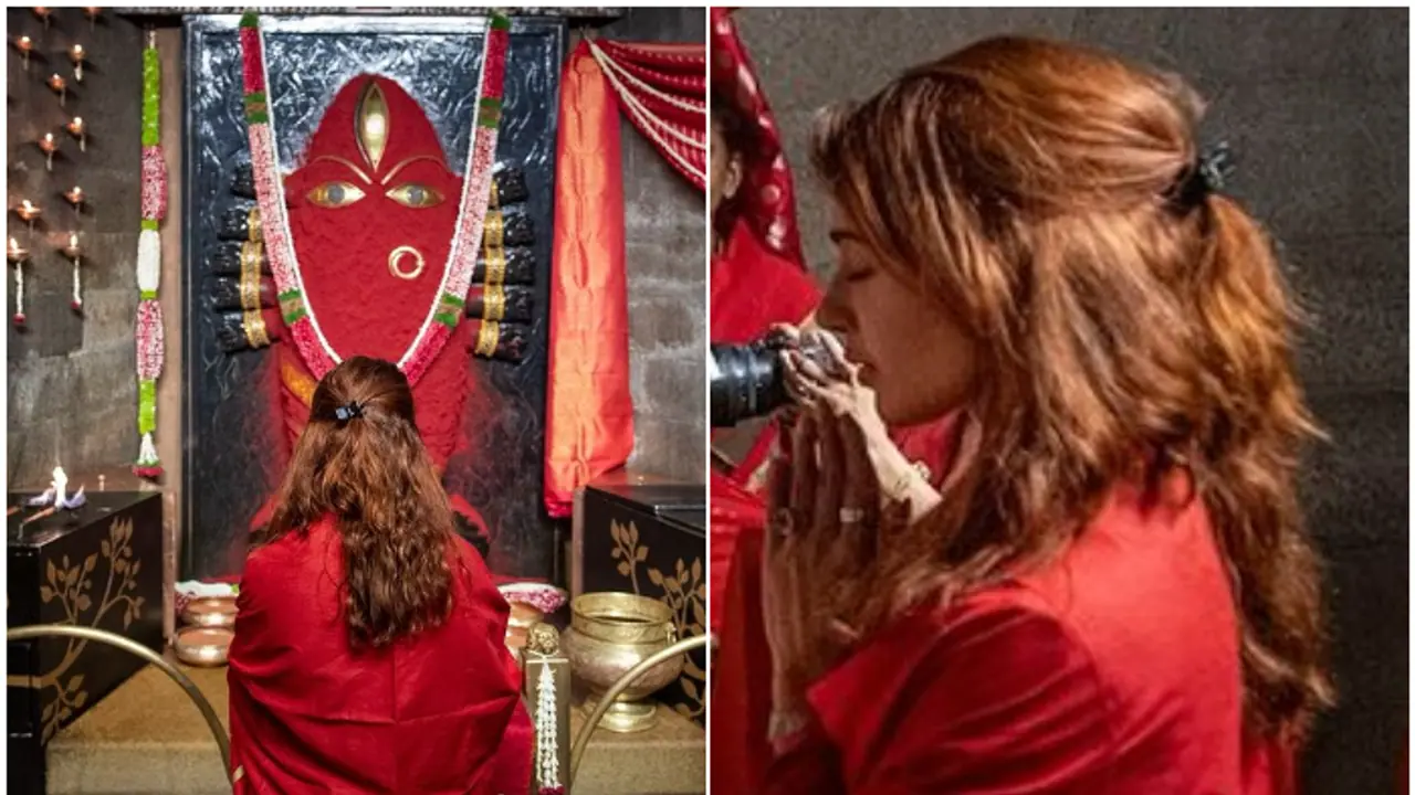 'Thank you Devi..', Samantha Ruth Prabhu visits temple amid K Surekha controversy [PHOTOS]