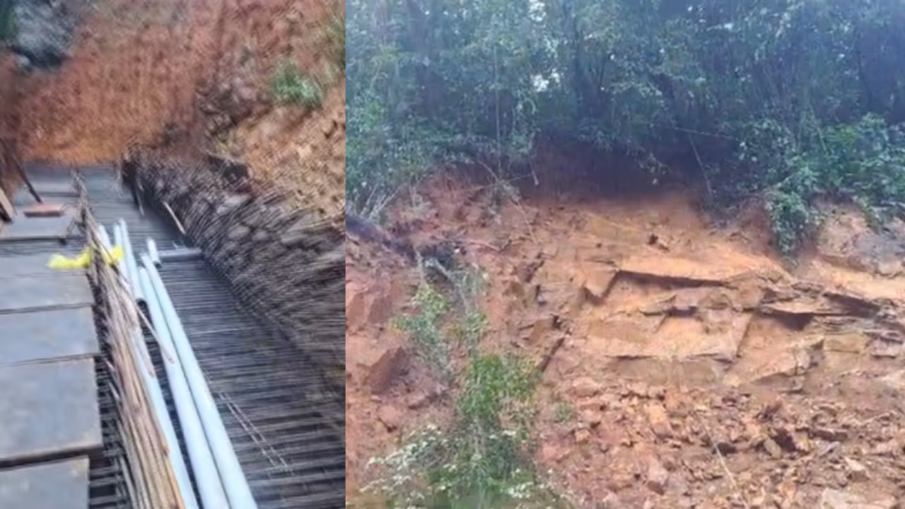 പേര്യ ചുരം റോഡ് പുനര്‍നിര്‍മാണത്തിനിടെ മണ്ണിടിഞ്ഞ് വീണ് അപകടം; ഒരാള്‍ മരിച്ചു, രണ്ടു പേര്‍ക്ക് ഗുരുതര പരിക്ക്