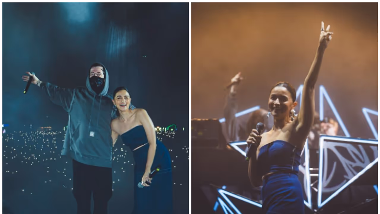 Alia Bhatt promotes 'Jigra' at DJ Alan Walker's show in Bengaluru WATCH Alia Bhatt promotes 'Jigra' at DJ Alan Walker's show in Bengaluru WATCH
