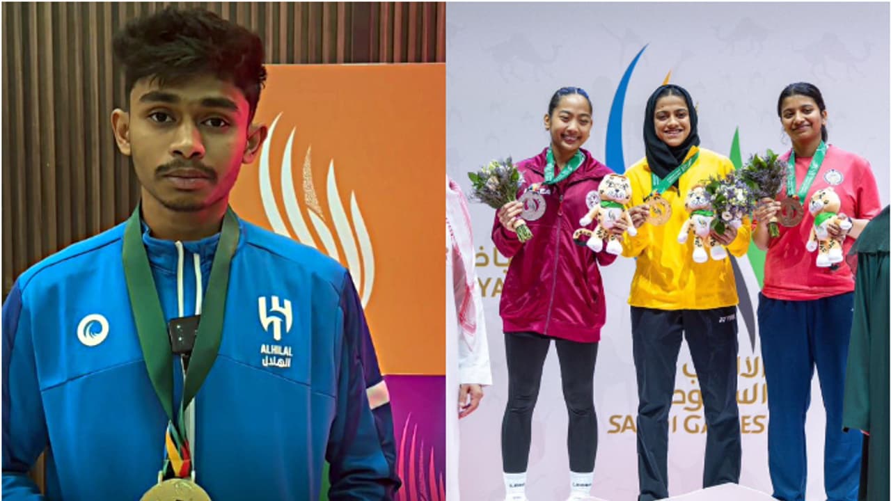 മലയാളികൾക്ക് അഭിമാനം; കോഴിക്കോട് സ്വദേശി ഷാമിലിന് സൗദി ഗെയിംസിൽ സ്വർണം