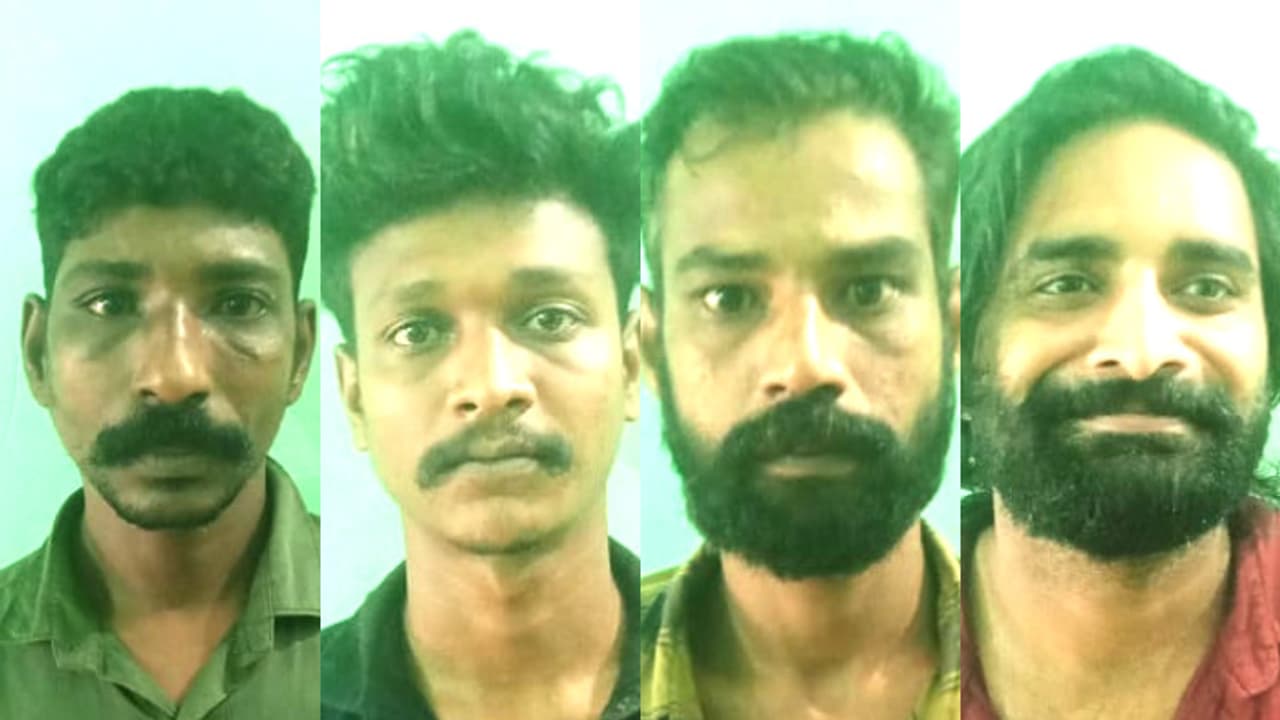 യുവാക്കളെ തലക്കടിച്ച് കൊലപ്പെടുത്താൻ ശ്രമിച്ച കേസിൽ നാലുപേർ പിടിയിൽ യുവാക്കളെ തലക്കടിച്ച് കൊലപ്പെടുത്താൻ ശ്രമിച്ച കേസിൽ നാലുപേർ പിടിയിൽ