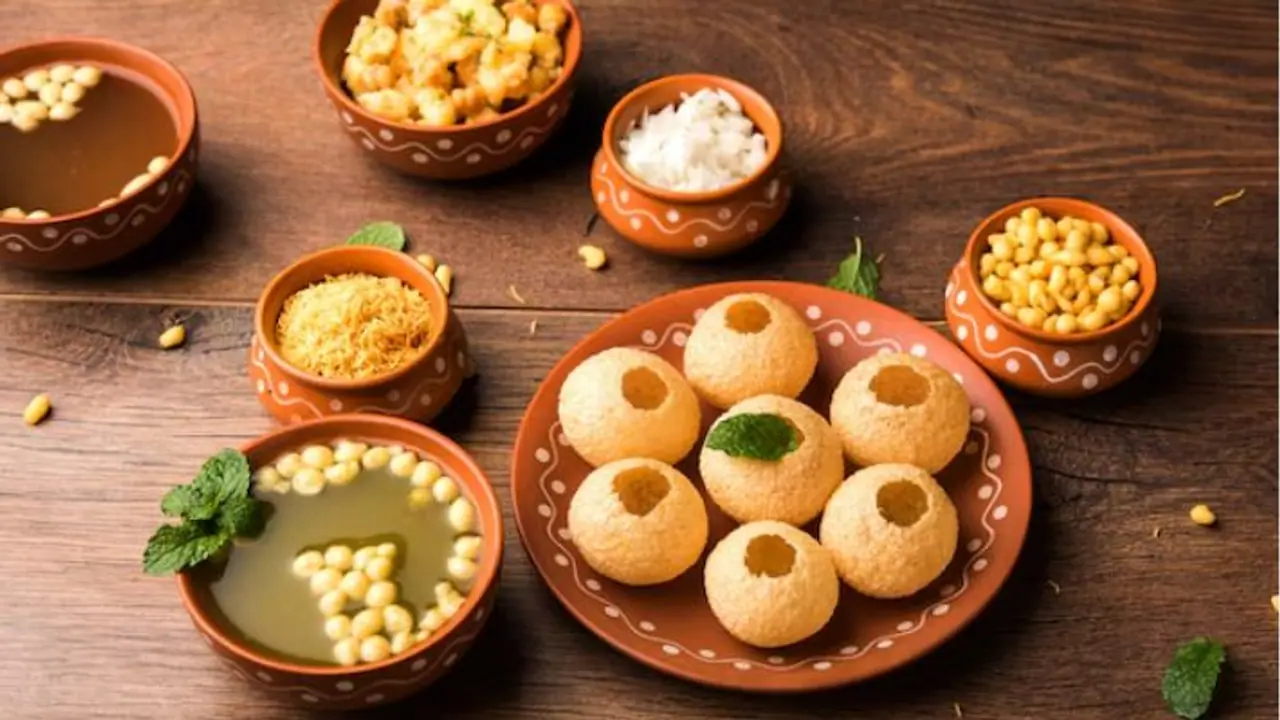Sattvic pani puri recipe for Navratri Sattvic pani puri recipe for Navratri