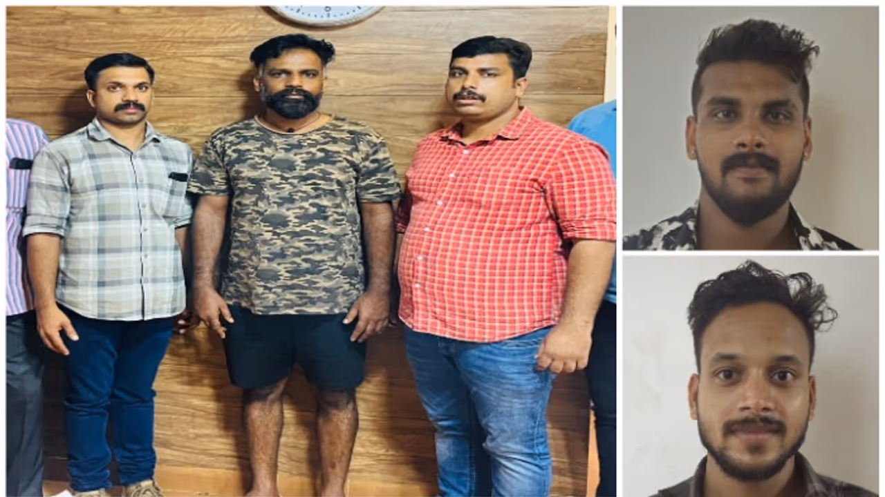 വ്യവസായിയുടെ സ്വകാര്യ ഫോട്ടോ ഉപയോഗിച്ച് ഭീഷണി; കൊടി സുനിയുടെ സംഘാംഗം കാക്ക രഞ്ജിത്ത് ഉൾപ്പെടെ 3 പേർ പിടിയിൽ വ്യവസായിയുടെ സ്വകാര്യ ഫോട്ടോ ഉപയോഗിച്ച് ഭീഷണി; കൊടി സുനിയുടെ സംഘാംഗം കാക്ക രഞ്ജിത്ത് ഉൾപ്പെടെ 3 പേർ പിടിയിൽ