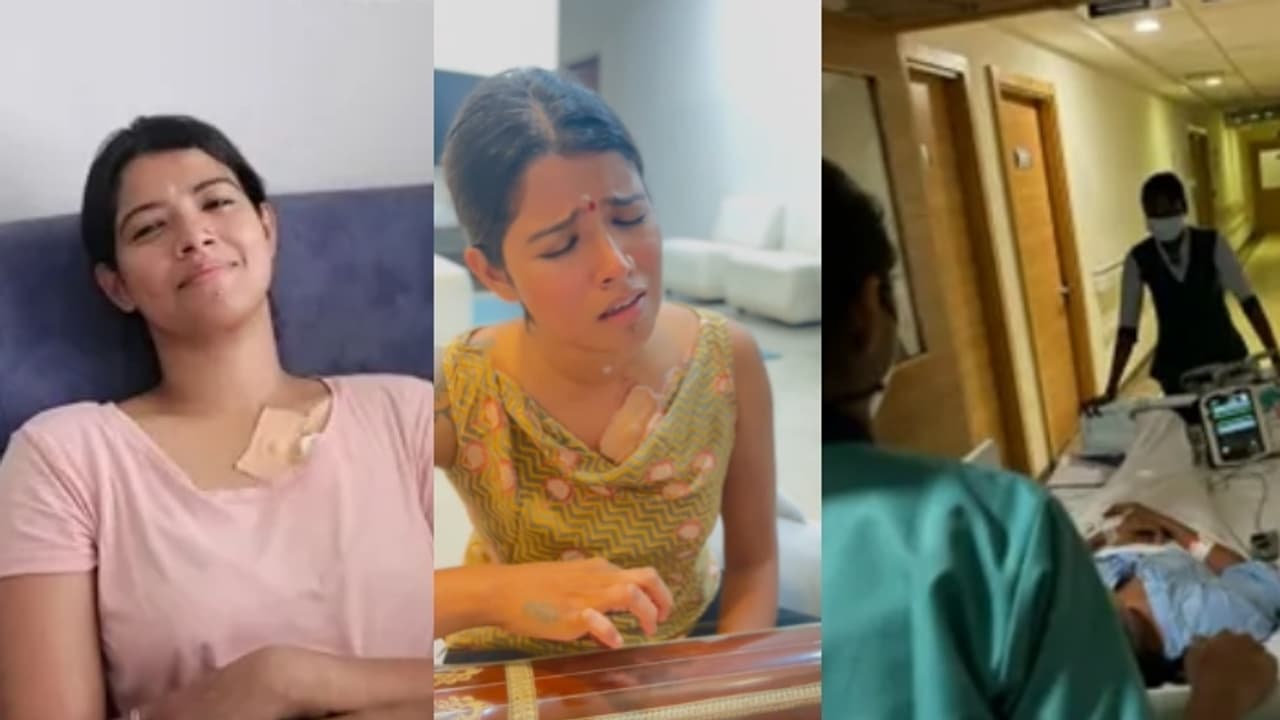 'അന്ധകാരവും തിന്മയും തുടച്ചുനീക്കട്ടെ'; നെഞ്ചത്ത് ബാൻഡ് എയിഡുമായി അമൃത സുരേഷ്, ചോദ്യങ്ങൾ 