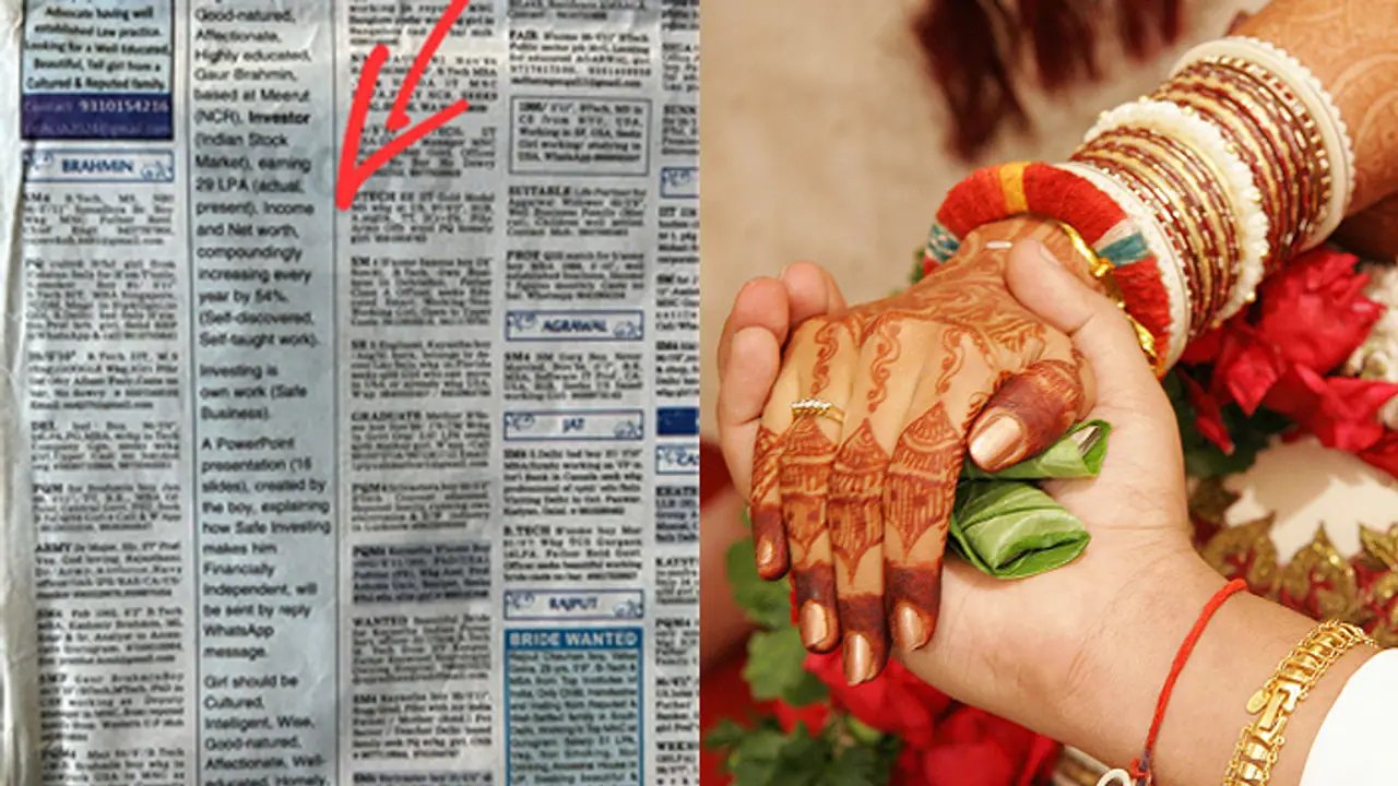 Man's 'stock market gains & powerpoint' pitch in bizarre matrimonial ad leaves Internet amused; see VIRAL post Man's 'stock market gains & powerpoint' pitch in bizarre matrimonial ad leaves Internet amused; see VIRAL post