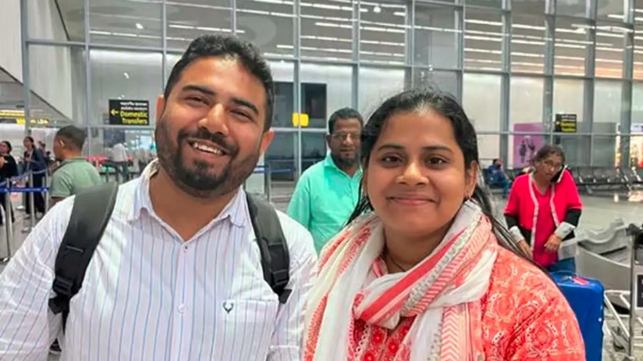 ಮಧ್ಯ ಆಗಸದಲ್ಲಿ ವ್ಯಕ್ತಿಗೆ ರಕ್ತವಾಂತಿ: ಜೀವ ಉಳಿಸಿದ ಬೆಂಗಳೂರಿನ ವೈದ್ಯ ದಂಪತಿ ಮಧ್ಯ ಆಗಸದಲ್ಲಿ ವ್ಯಕ್ತಿಗೆ ರಕ್ತವಾಂತಿ: ಜೀವ ಉಳಿಸಿದ ಬೆಂಗಳೂರಿನ ವೈದ್ಯ ದಂಪತಿ