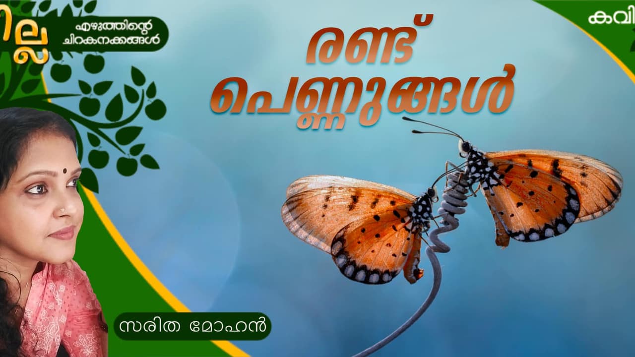 Malayalam Poem: രണ്ട് പെണ്ണുങ്ങള്, സരിത മോഹന് എഴുതിയ കവിത Malayalam Poem: രണ്ട് പെണ്ണുങ്ങള്, സരിത മോഹന് എഴുതിയ കവിത