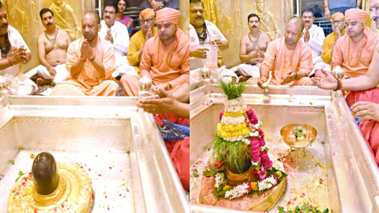 UP Chief Minister Yogi Adityanath visits Kashi on the fifth day of Sharadiya Navratri 