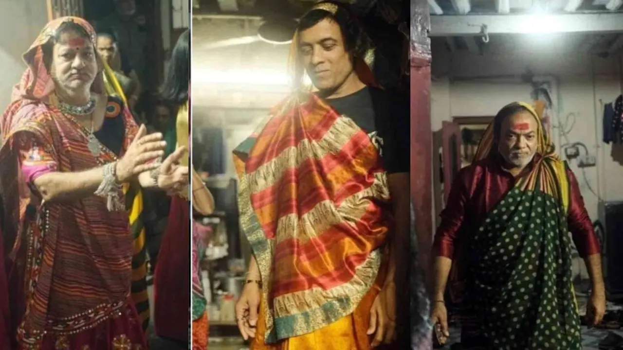 ಮಹಿಳೆಯಂತೆ ಬಟ್ಟೆ ಧರಿಸಿ ಗರ್ಬಾ ನೃತ್ಯ ಮಾಡುವ ಪುರುಷರು, ಪದ್ಧತಿ ಹಿಂದಿದೆ ನೊಂದವಳ ಶಾಪ ಮಹಿಳೆಯಂತೆ ಬಟ್ಟೆ ಧರಿಸಿ ಗರ್ಬಾ ನೃತ್ಯ ಮಾಡುವ ಪುರುಷರು, ಪದ್ಧತಿ ಹಿಂದಿದೆ ನೊಂದವಳ ಶಾಪ