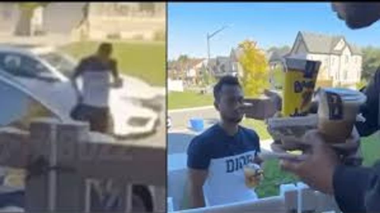 Delivery boy caught spitting in Canadian man's drink meant for his 2 yr old son; video sparks concern (WATCH)