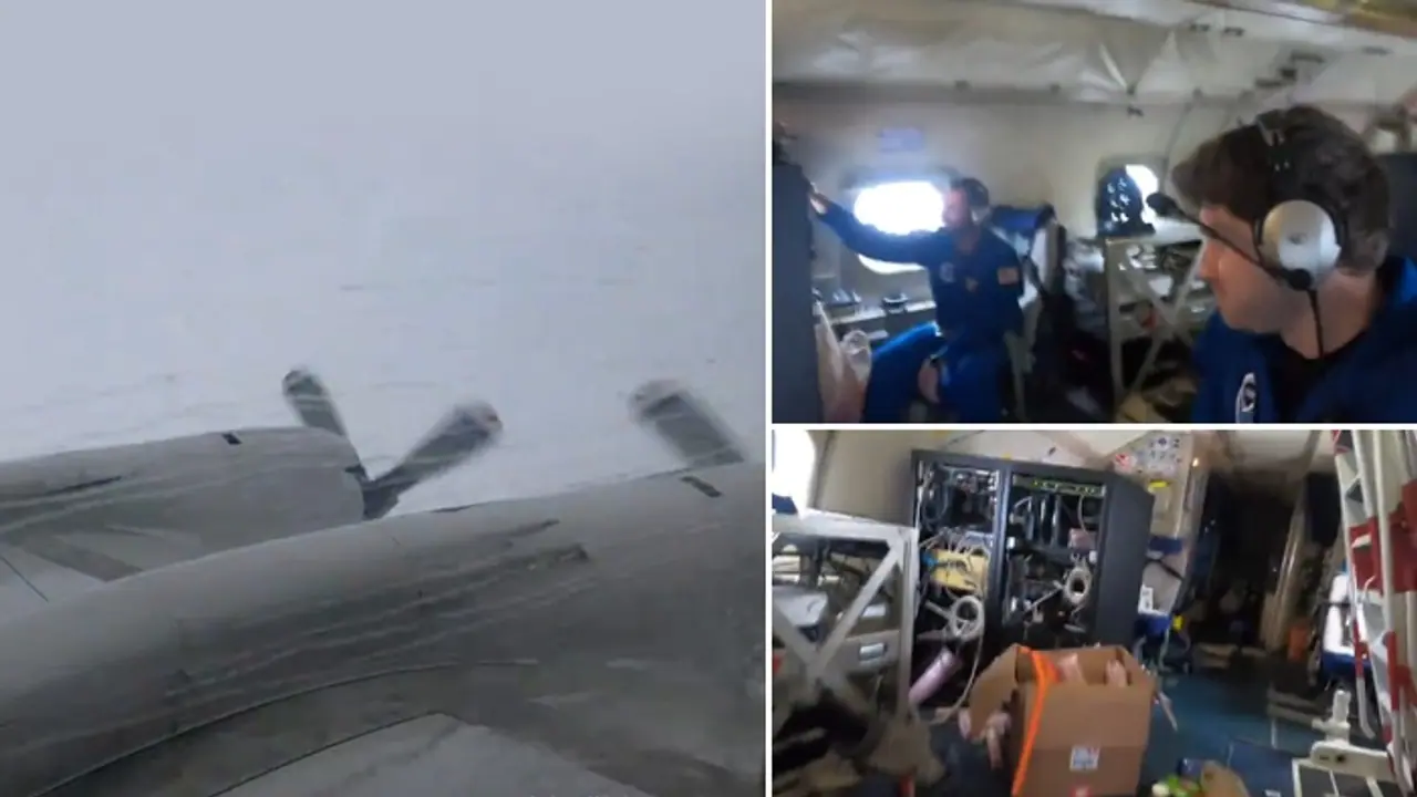 US: NOAA's 'Miss Piggy' aircraft braves turbulence to gather data on Hurricane Milton; WATCH terrifying video