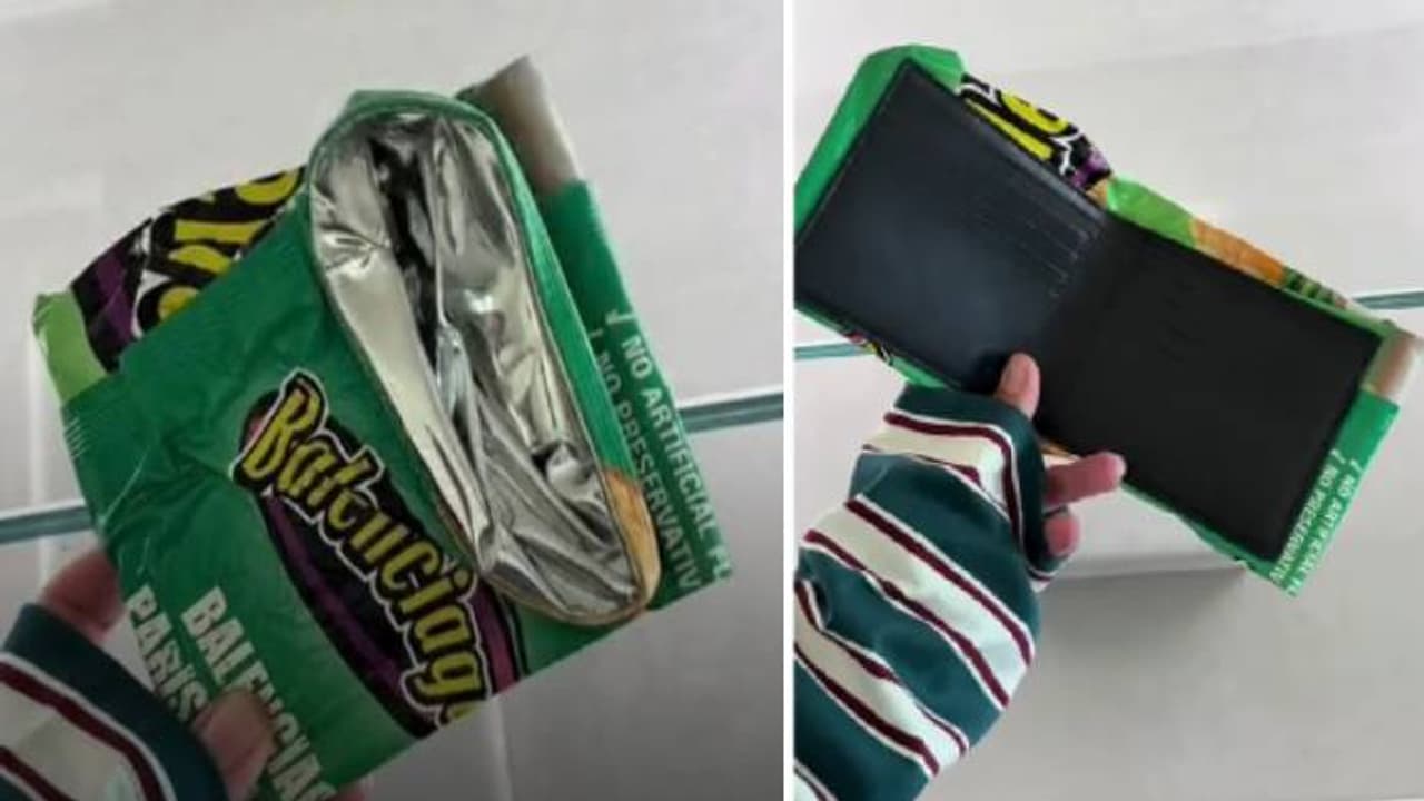 കണ്ടാൽ വലിച്ചെറിഞ്ഞ ചിപ്സ് പാക്കറ്റ്, വാലറ്റിന്റെ വില ഊഹിക്കാമോ? ആയിരമോ പതിനായിരമോ അല്ല, പിന്നെ? കണ്ടാൽ വലിച്ചെറിഞ്ഞ ചിപ്സ് പാക്കറ്റ്, വാലറ്റിന്റെ വില ഊഹിക്കാമോ? ആയിരമോ പതിനായിരമോ അല്ല, പിന്നെ?