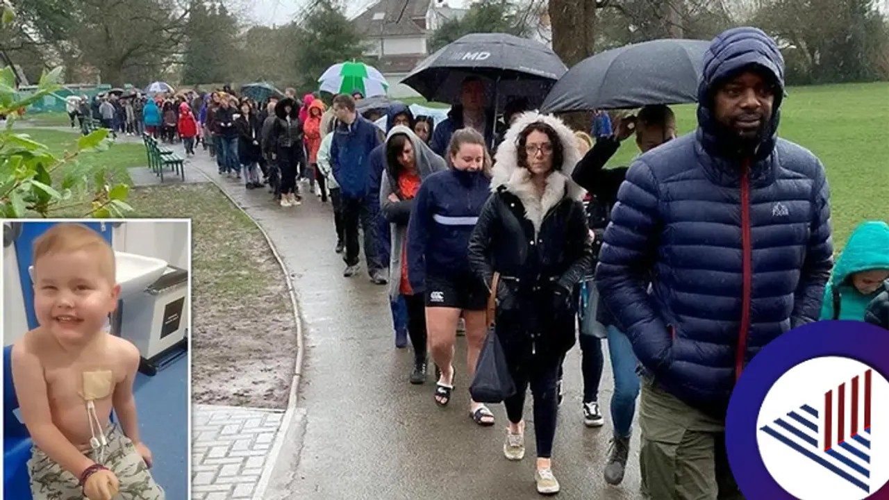 5 ವರ್ಷದ ಕಂದಮ್ಮನ ಪ್ರಾಣ ಉಳಿಸಲು ಕಾಂಡಕೋಶ ದಾನಕ್ಕೆ ಭಾರಿ ಮಳೆಯಲ್ಲೇ ಕ್ಯೂ ನಿಂತ 5 ಸಾವಿರ ಮಂದಿ! 5 ವರ್ಷದ ಕಂದಮ್ಮನ ಪ್ರಾಣ ಉಳಿಸಲು ಕಾಂಡಕೋಶ ದಾನಕ್ಕೆ ಭಾರಿ ಮಳೆಯಲ್ಲೇ ಕ್ಯೂ ನಿಂತ 5 ಸಾವಿರ ಮಂದಿ!