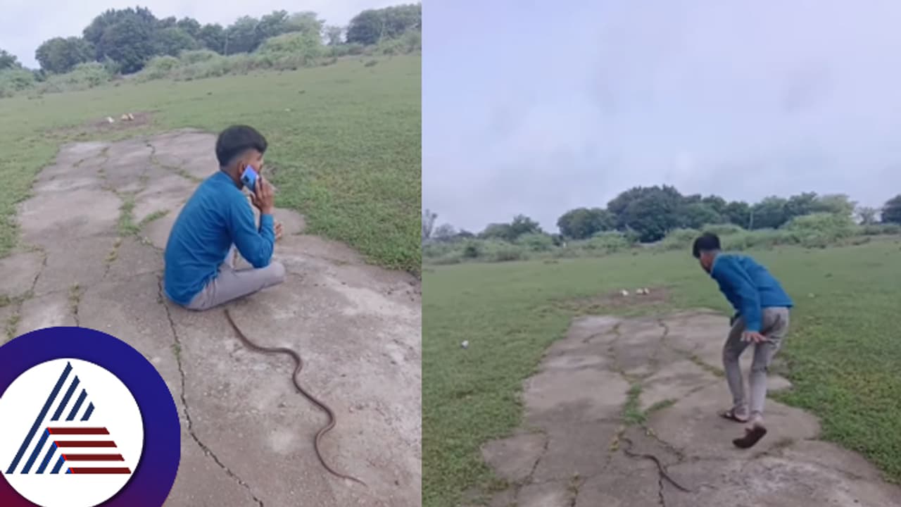 ಲವರ್ ಜೊತೆ ಮಾತನಾಡುವಾಗ ಹಾವು ಹೀಗೆ ಮಾಡೋದಾ? ಪ್ಯಾಂಟ್ ಒಳಗೆ ಮಾಡಿದ್ದೇನು ನೋಡಿ! ಲವರ್ ಜೊತೆ ಮಾತನಾಡುವಾಗ ಹಾವು ಹೀಗೆ ಮಾಡೋದಾ? ಪ್ಯಾಂಟ್ ಒಳಗೆ ಮಾಡಿದ್ದೇನು ನೋಡಿ!