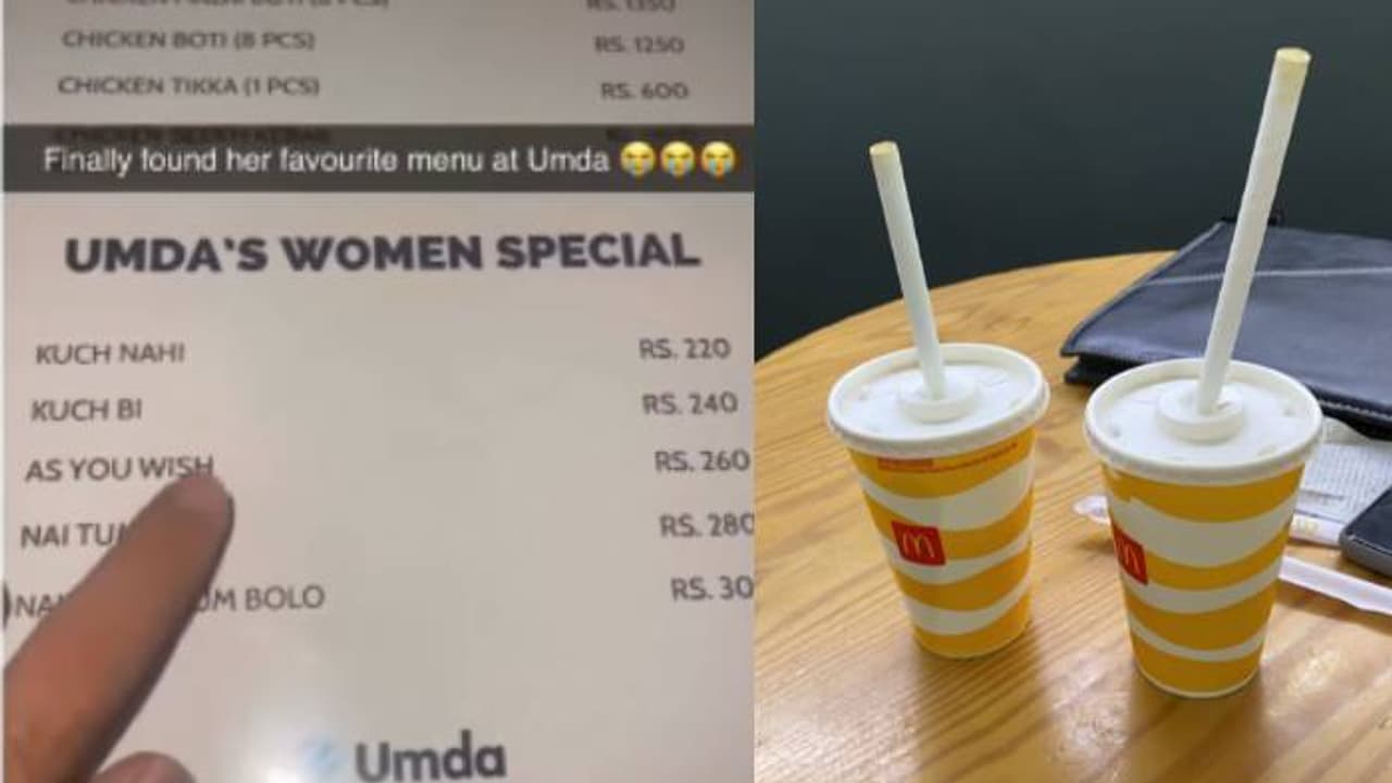 പൊട്ടിച്ചിരിപ്പിക്കും, സ്ത്രീകളെ ട്രോളിക്കൊല്ലുന്ന ഒരു റെസ്റ്റോറന്റ് മെനു, വൈറൽ