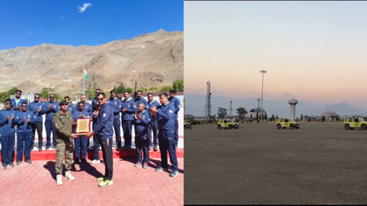 Indian Air Force Uttarakhand War Memorial car rally enters Srinagar, covers over 550 km Indian Air Force Uttarakhand War Memorial car rally enters Srinagar, covers over 550 km