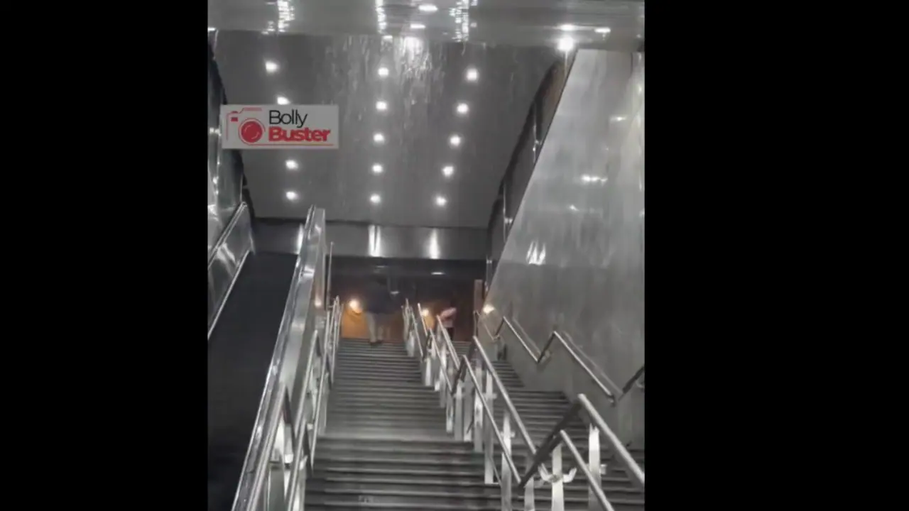 Congress shares video of water leaking on newly launched Mumbai Metro Aqua Line, takes dig at PM Modi (WATCH)