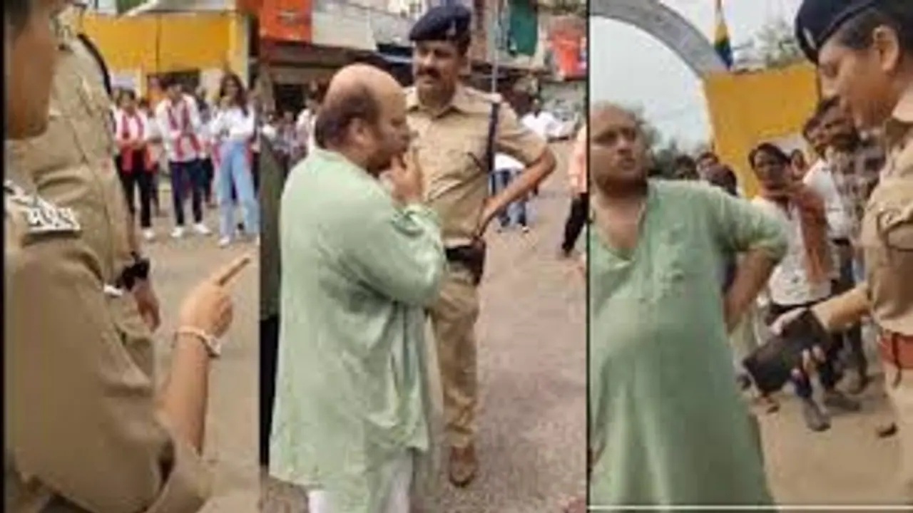 Digvijaya Singh's nephew misbehaves with MP Police, blows puff on woman cop's face while smoking (WATCH) Digvijaya Singh's nephew misbehaves with MP Police, blows puff on woman cop's face while smoking (WATCH)