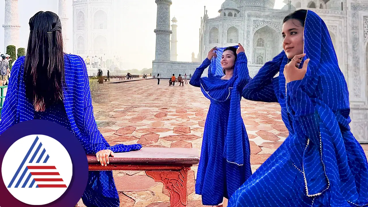 ತಾಜ್ಮಹಲ್ ಎದುರು ಮುಮ್ತಾಜ್ ಆದ ವರ್ಷಾ ಕಾವೇರಿ, ಷಹಜಹಾನ್ ಸಿಕ್ಕಿರೋ ಸೂಚನೆ ನೀಡಿದ್ರಾ? ತಾಜ್ಮಹಲ್ ಎದುರು ಮುಮ್ತಾಜ್ ಆದ ವರ್ಷಾ ಕಾವೇರಿ, ಷಹಜಹಾನ್ ಸಿಕ್ಕಿರೋ ಸೂಚನೆ ನೀಡಿದ್ರಾ?