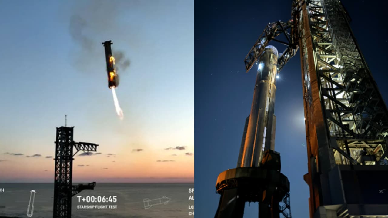 ആകാശത്ത് നിന്ന് വീണ റോക്കറ്റിനെ പുഷ്‌പം പോലെ പിടിച്ച യന്ത്രക്കൈ; എന്താണ് 'മെക്കാസില്ല'? വിശദീകരിച്ച് മസ്‌ക് 