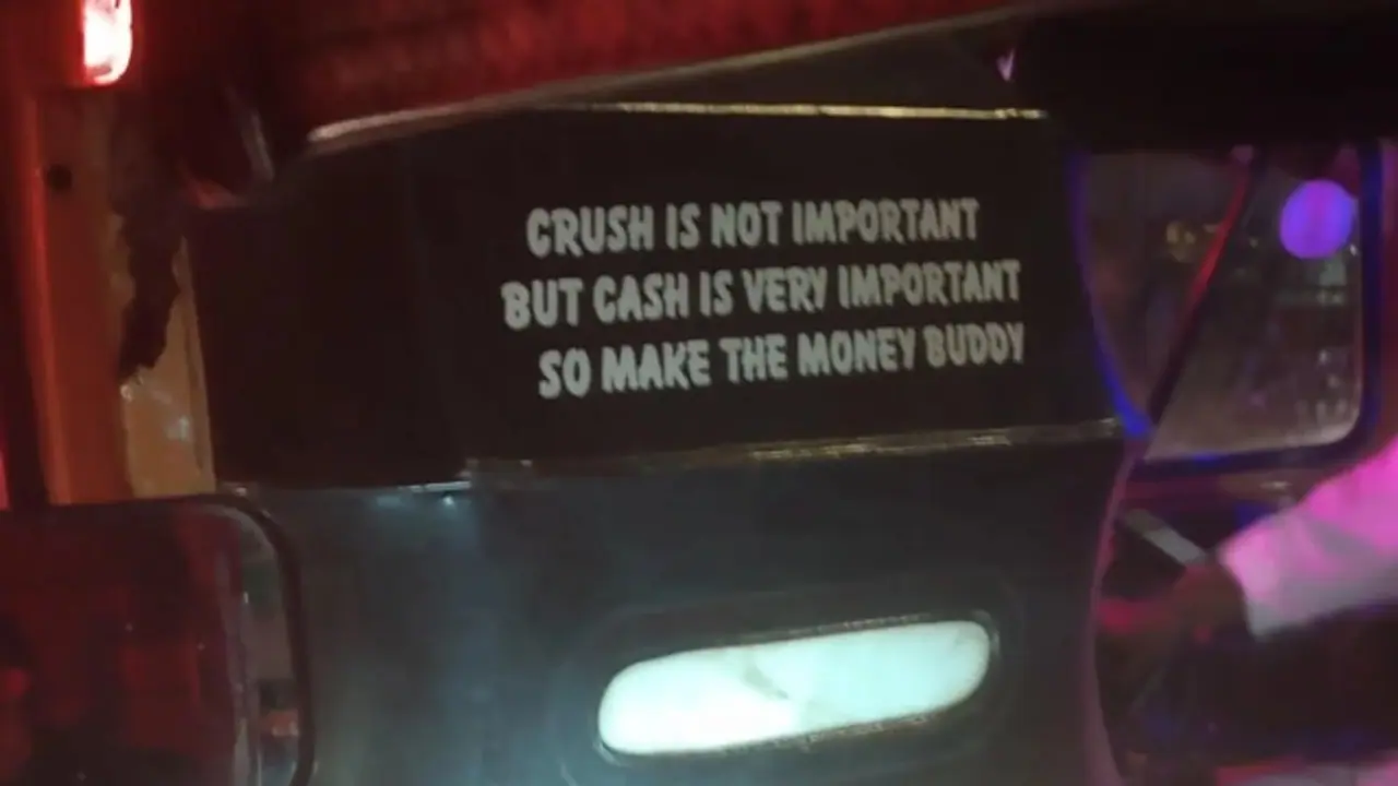 'Crush is not important, but cash is...': Cheeky quote on Mumbai auto goes viral, sparks hilarious reactions