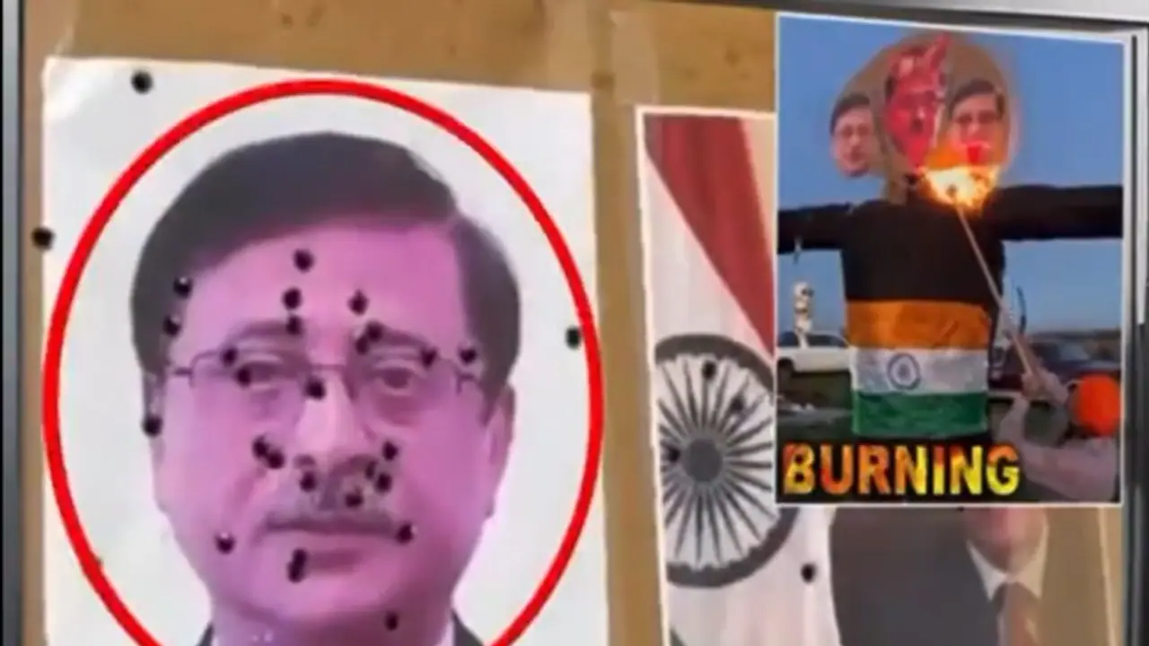 THREAT ALERT! Pro Khalistan group SFJ releases video of bullets fired at Indian envoy to Canada's photo| WATCH