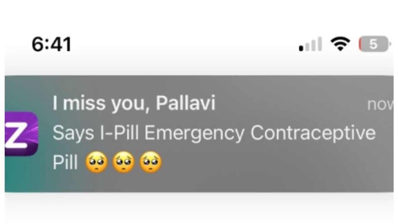 'ഐ മിസ് യു', യുവതിക്ക് ഗര്ഭനിരോധന ഗുളികയുടെ പരസ്യ സന്ദേശം; വിമർശനം, ഒടുവില് ക്ഷമാപണവുമായി കമ്പനി 'ഐ മിസ് യു', യുവതിക്ക് ഗര്ഭനിരോധന ഗുളികയുടെ പരസ്യ സന്ദേശം; വിമർശനം, ഒടുവില് ക്ഷമാപണവുമായി കമ്പനി