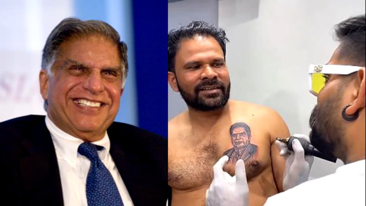 രത്തൻ ടാറ്റയുടെ മുഖം നെഞ്ചിൽ പച്ചകുത്തി യുവാവ്, കാരണം കേട്ട് കണ്ണുനിറച്ച് നെറ്റിസൺസ്, ശ്രദ്ധനേടി വീഡിയോ 