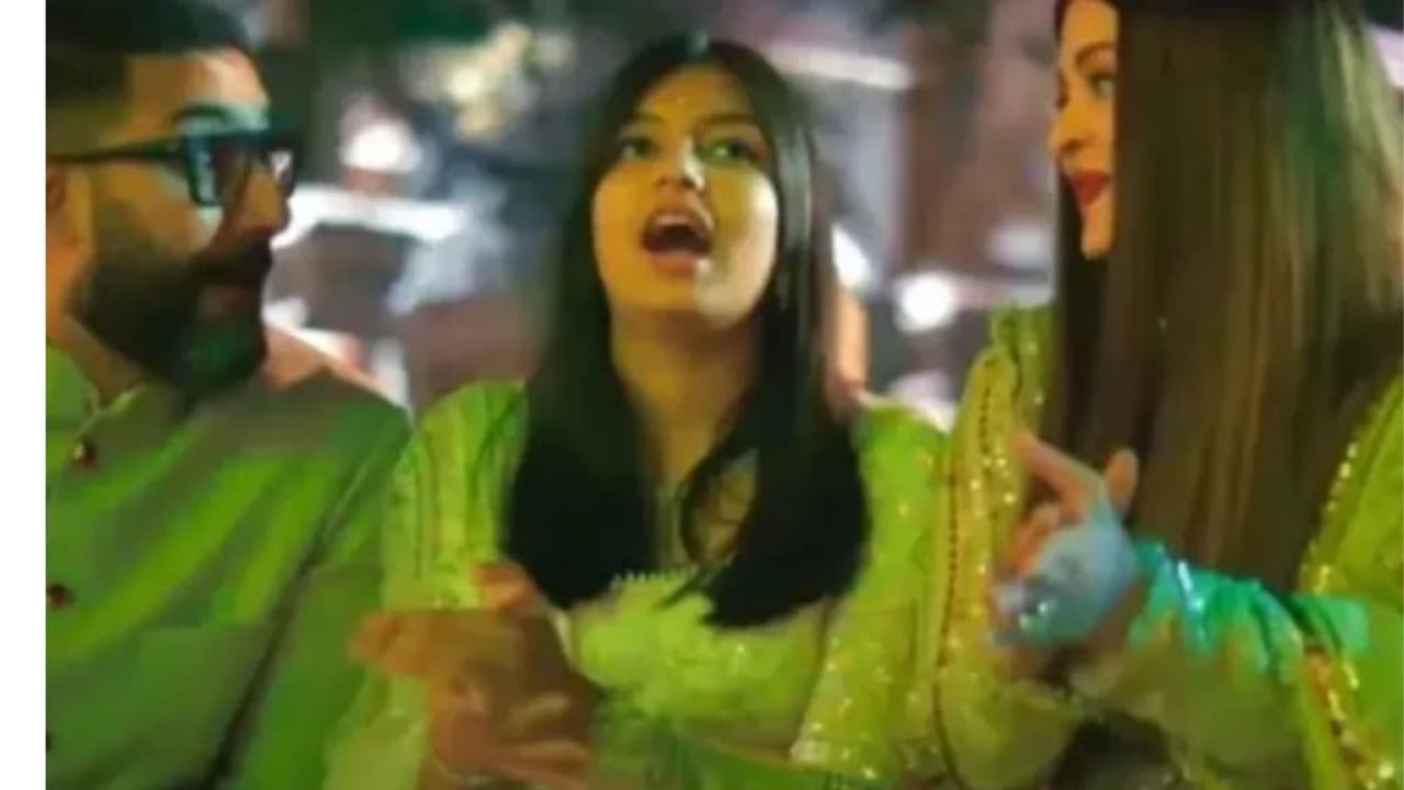 ಅನಂತ್‌ ಮದುವೆ ಡಾಕ್ಯೂಮೆಂಟರಿಯಲ್ಲಿ ಅಭಿ ಐಶ್‌, ಸಣ್ಣ ಝಲಕ್‌ ಗೆ ಟ್ರೋಲರ್‌ ಬಾಯಿ ಬಂದ್‌