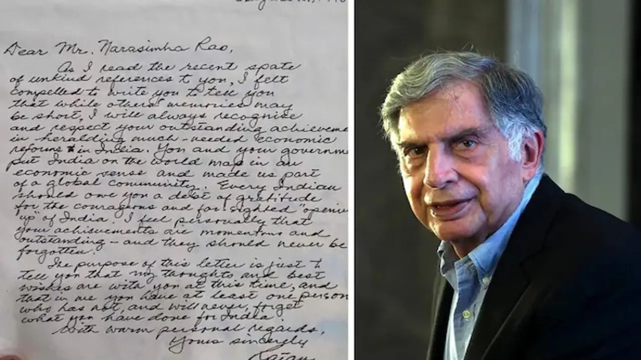 'Every Indian owes you a debt': Ratan Tata's unseen letter to PV Narasimha Rao from 1996 goes viral; read here