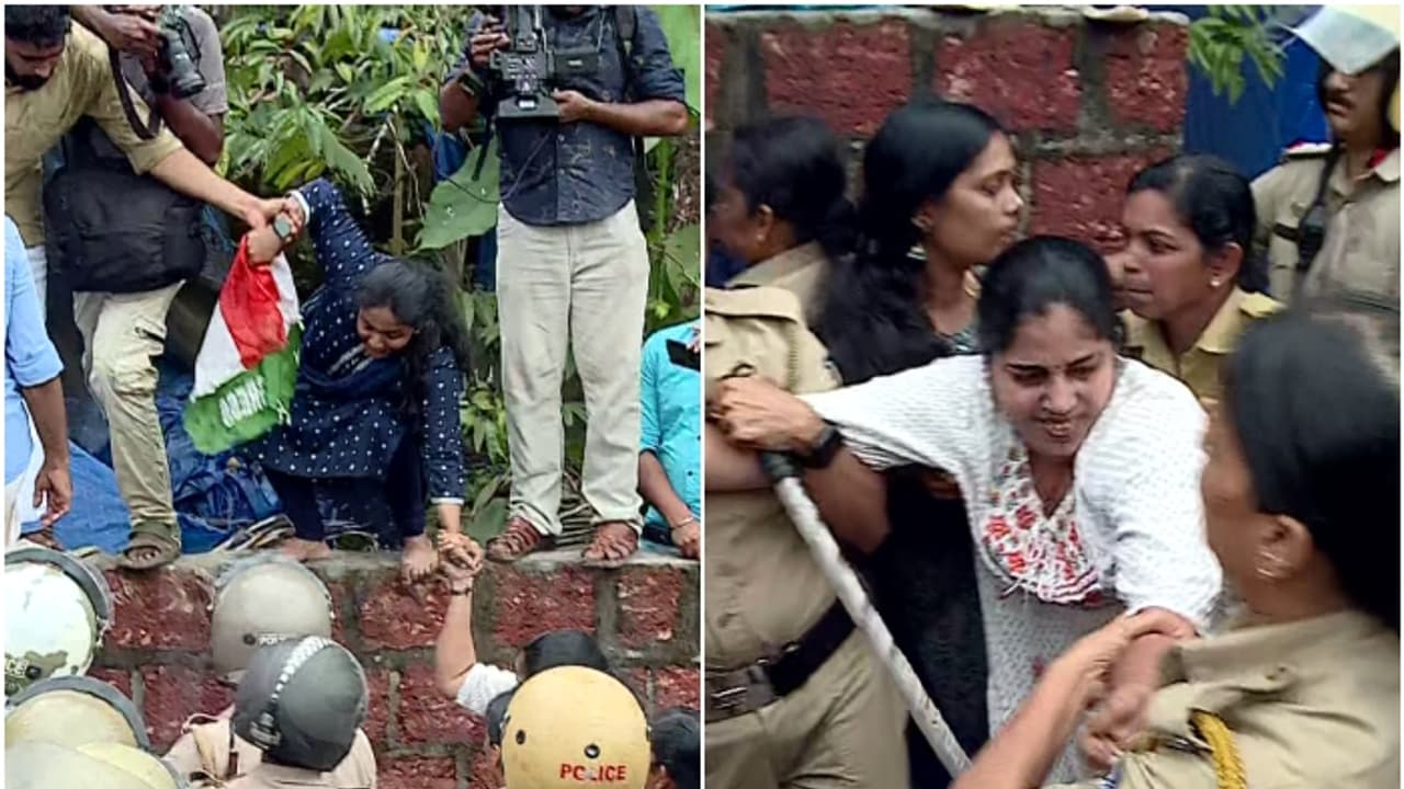 എഡിഎമ്മിന്റെ മരണം; പി പി ദിവ്യയുടെ വീട്ടിലേക്ക് യൂത്ത് കോൺഗ്രസിന്റെ പ്രതിഷേധ മാർച്ച്, തടഞ്ഞ് പൊലീസ്; സംഘർഷം എഡിഎമ്മിന്റെ മരണം; പി പി ദിവ്യയുടെ വീട്ടിലേക്ക് യൂത്ത് കോൺഗ്രസിന്റെ പ്രതിഷേധ മാർച്ച്, തടഞ്ഞ് പൊലീസ്; സംഘർഷം